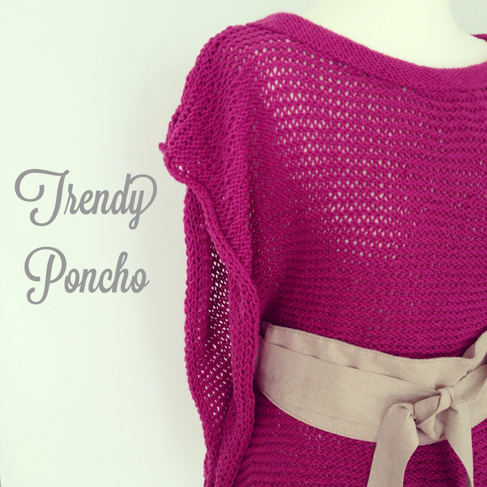 Trendy poncho